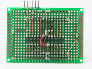DIY Arduino Circuit (Back View)