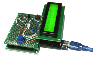 DIY LCD Shield Connected